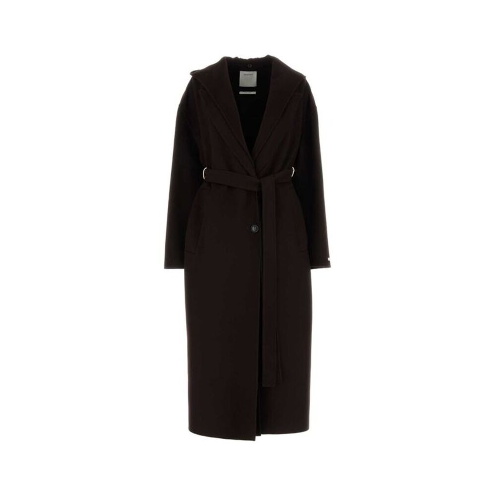 Sportmax Women Brown Wool Olmo Coat
